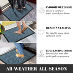 Yimobra Large Door Mat 36x24, All-Weather Waterproof Non-Slip Welcome Matt - Image 4