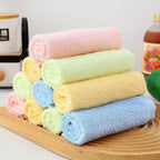 Bamboo Microfiber Cleaning Cloth-8Pcs Kitchen Wash Cloths, Wood Fiber Window - Image 7
