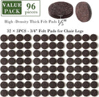 Fursafe&Q Felt Furniture Pads, Furniture Felt Pads - Image 3