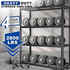 BILT HARD 46" W x 24" D x 72" H Heavy Duty Garage Shelving, 4-Tier Industrial - Image 4