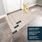 Ultra Thin Door Mat Indoor Entrance, 1/10 in Thin Door Mats - Image 7
