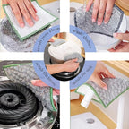 New Scratch-Resistant Multi-Functional Metal Wire Dish Cloth, Double-Sided - Image 6