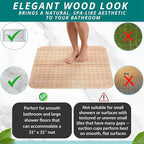ENKOSI Extra Large Square Non Slip Shower Mat - Image 5
