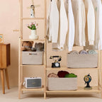Large Storage Baskets for Organizing, Closet Shelf Baskets for Clothes Blanket - Image 3