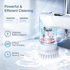 LABIGO Electric Spin Scrubber LA5 Mini, Bathroom Scrubber Shower Scrubber - Image 4