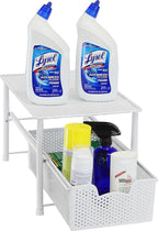 Simple Houseware Stackable Under Sink Cabinet Sliding Basket Organizer Drawer - Image 7