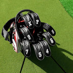 mytag 8PCS Golf Hybrid Iron Covers Set, Knit Hybrid Head Covers, Fits Cobra T - Image 3
