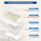 KING MOUNTAIN Linen Repair Patches, Self-Adhesive Fabric Patches, 4 X 63 inch - Image 3