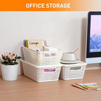 Plastic Storage Baskets With Lid, Storage Bins - Image 9