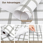 OcePor Non-Adhesive Drawer and Shelf Liner 17.5IN x 30FT，Non Slip Cabinet and - Image 4