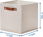 Temary 11x11 Storage Cubes Fabric Storage Cubes Storage Bins - Image 2