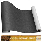 Linen Repair Tape 16x90 inch, Self Adhesive Fabric Patches, Linen Patch Tape Kit by Cahomo