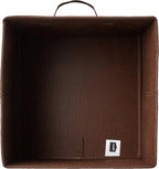 Amazon Basics Cube Organizer Storage Bins Handles, Collapsible Fabric, - Image 3