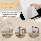 JOYMOOP 12 Pack Decorate Cleaning Cloth, Reusable Absorbent Dish Towels - Image 7
