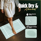 Pearl Linens Pack of 6 100% Cotton Bath Mat 20x30 inches, Soft & Absorbent - Image 5