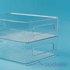 Plastic Food Storage 6 Pack Clear Container Bin - Image 5