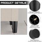 TURSTIN 8 Pack 6 Inch Plastic Furniture Legs - Image 3