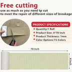 Linen Repair Tape 4x70 Inch Self-Adhesive Couch Patch Repair Fabric Patch - Image 2