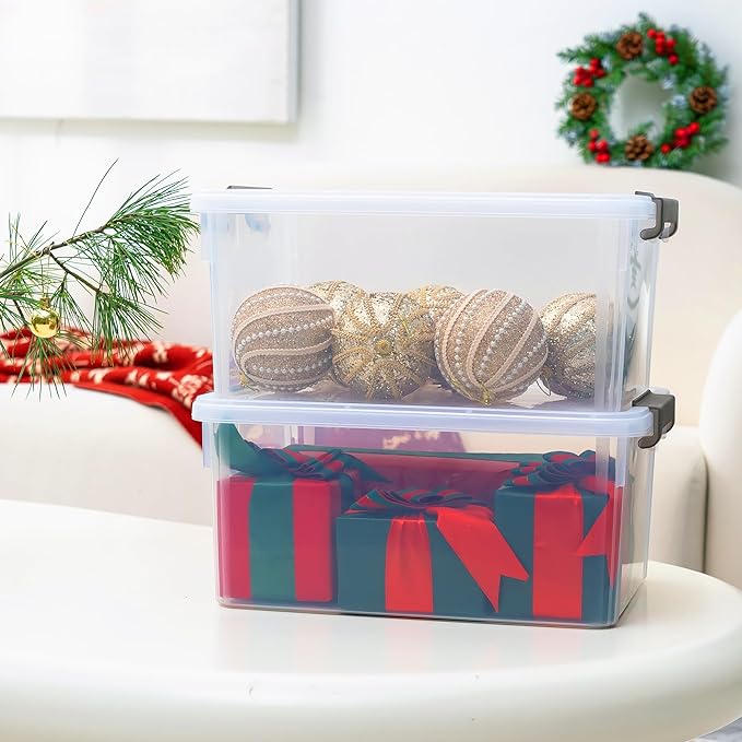 Citylife 17 QT Plastic Storage Bins - Image 3