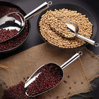 Cedilis 4 Pack Food Ice Scoops, 24oz Stainless Steel Scoop, Heavy Duty Metal - Image 4