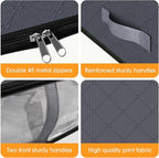StorageRight Under Bed Storage Bins, Breathable Organizer - Image 6