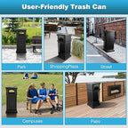 IRONWALLS Commercial Trash Can - Image 8
