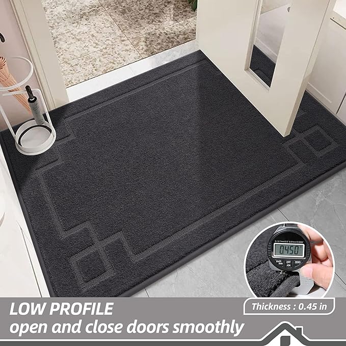 BEQHAUSE Door Mat 24" x 60", Non-Slip Door Mats Indoor Entryway Rugs Washable - Image 6