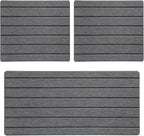 3 Pack Diatomite Stone Sink Tray, Water Absorbing Mat - Image 2