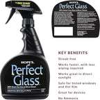 HOPE'S Perfect Glass Cleaner Spray, Streak-Free, Ammonia-Free Window, and - Image 2