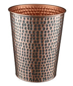 Monarch Abode Handcrafted Metal Wastebasket Trash Can by MonarchAbode