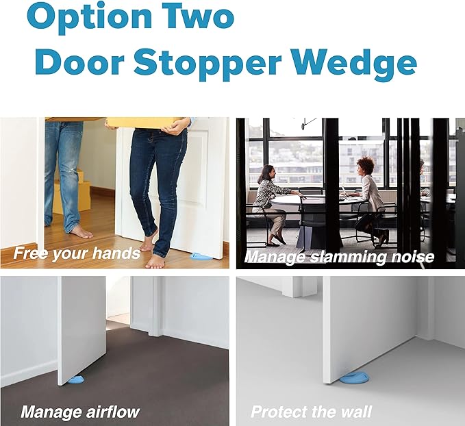 Door Pinch Guard and Door Slam Stopper, Durable Silicone Door Finger Pinch Guard - Image 3