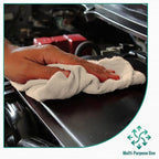ZUPERIA Cotton Shop Towel – Multipurpose Cleaning Cloths Reusable Shop Rags - Image 3
