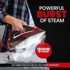 Utopia Home Steam Iron for Clothes - Image 8