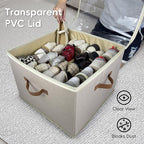 Shoe Organizer for Closet, 2 Pack Shoe Storage Bins - Image 4