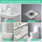 Drain Snake Hair Drain Clog Remover, 37-Inch Anti-Break Metal Sink Snake Drain - Image 7