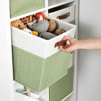 DULLEMELO Fabric Storage Cubes, 12x12 Storage Cube Bins - Image 6