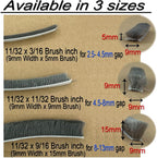 Fuzzy Weatherstripping for Window and Door Frame Side, Pile Self Adhesive Brush - Image 2