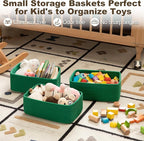 3 Pack Small Storage Baskets for Organizing, Cute Woven Decorative Gift Baskets - Image 3