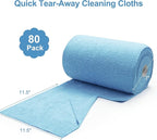 Greenfound Microfiber Cleaning Cloth Roll -80 Pack, Tear Away Towels, Reusable - Image 2