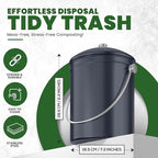 Utopia Kitchen Compost Bin for Kitchen Countertop, 1.3 Gallon Compost Bucket - Image 3