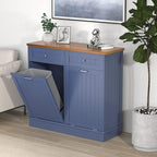 Betterhood Tilt Out Trash Cabinet 10 Gallon Wooden Free Standing Laundry Sorter by Betterhood