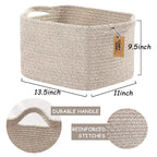 COMFY-HOMI 3PACK Cotton Rope Woven Basket - Image 2
