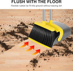 NACENA Broom and Dustpan Set, 52-in Long Adjustable Handle Broom Dustpan Combo - Image 5