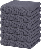 Homaxy 100% Cotton Waffle Weave Kitchen Dish Towels, Ultra Soft Absorbent Quick by Homaxy