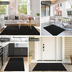 hicorfe Front Door Mat Outside Entrance, Stain and Fade Resistant, Non Slip - Image 2