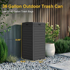 31 Gallon Outdoor Trash Can - Image 3