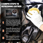 Black Leather Repair Kit, Leather Dye - Image 5