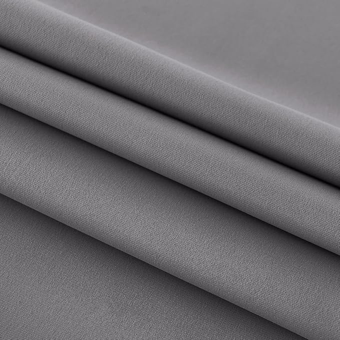 DWCN French Door Curtains – Rod Pocket Thermal Blackout Curtain - Image 6