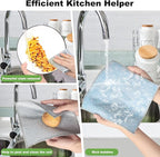 20pcs Non Scratch Wire Dishcloth Multipurpose Wire Dishwashing Rag - Image 4