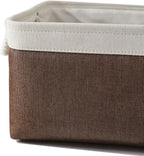 Large Storage Baskets for Shelves, Fabric Baskets for Organizing, Collapsible - Image 4